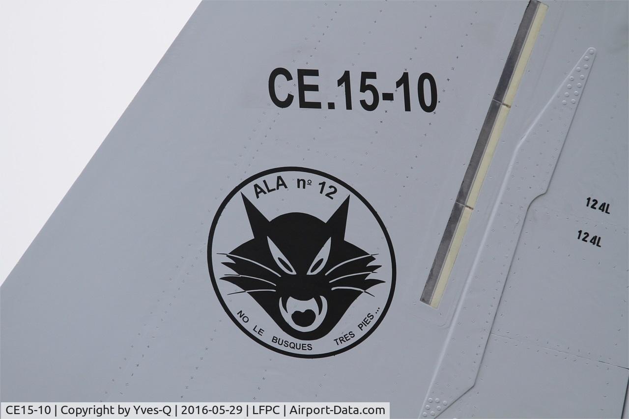 CE15-10, McDonnell Douglas EF-18BM Hornet C/N 0523/B089, Spanish Air Force McDonnell Douglas EF-18BM Hornet, Emblem of ALA 12, Creil Air Base 110 (LFPC-CSF) Open day 2016