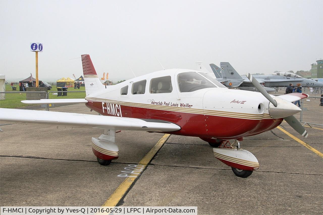 F-HMCI, Piper PA-28-181 Archer III C/N 2843426, Piper PA-28-181 Archer III, Static display, Creil Air Base 110 (LFPC-CSF) Open day 2016