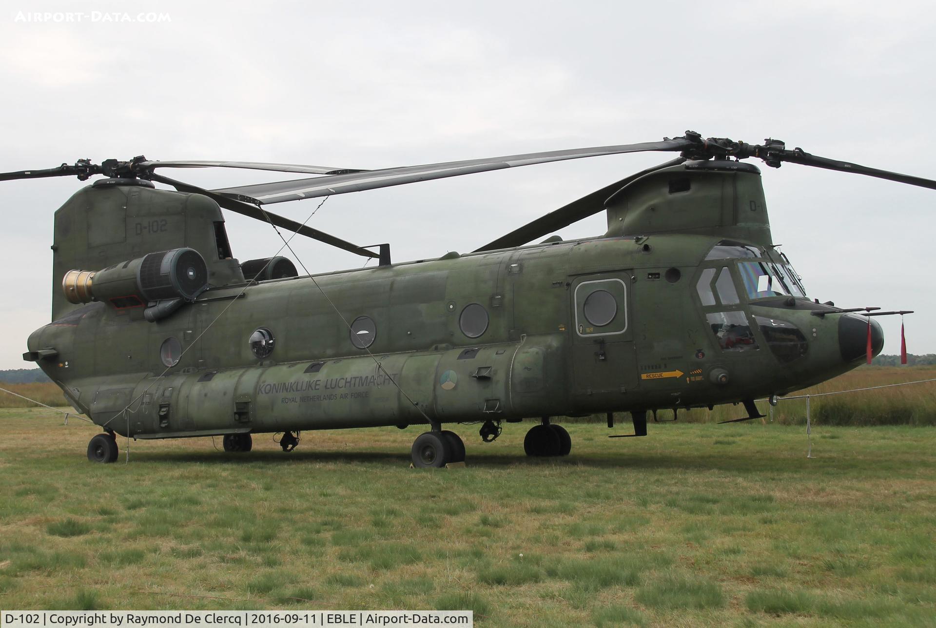 D-102, Boeing CH-47D Chinook C/N M.4102, Sanicole airshow 2016.