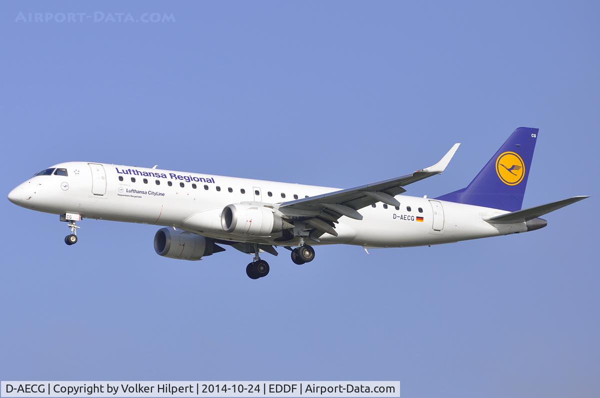D-AECG, 2010 Embraer 190LR (ERJ-190-100LR) C/N 19000368, at fra