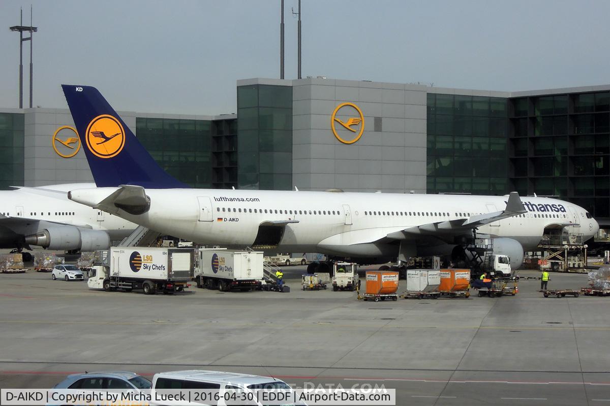 D-AIKD, 2004 Airbus A330-343X C/N 629, At Frankfurt