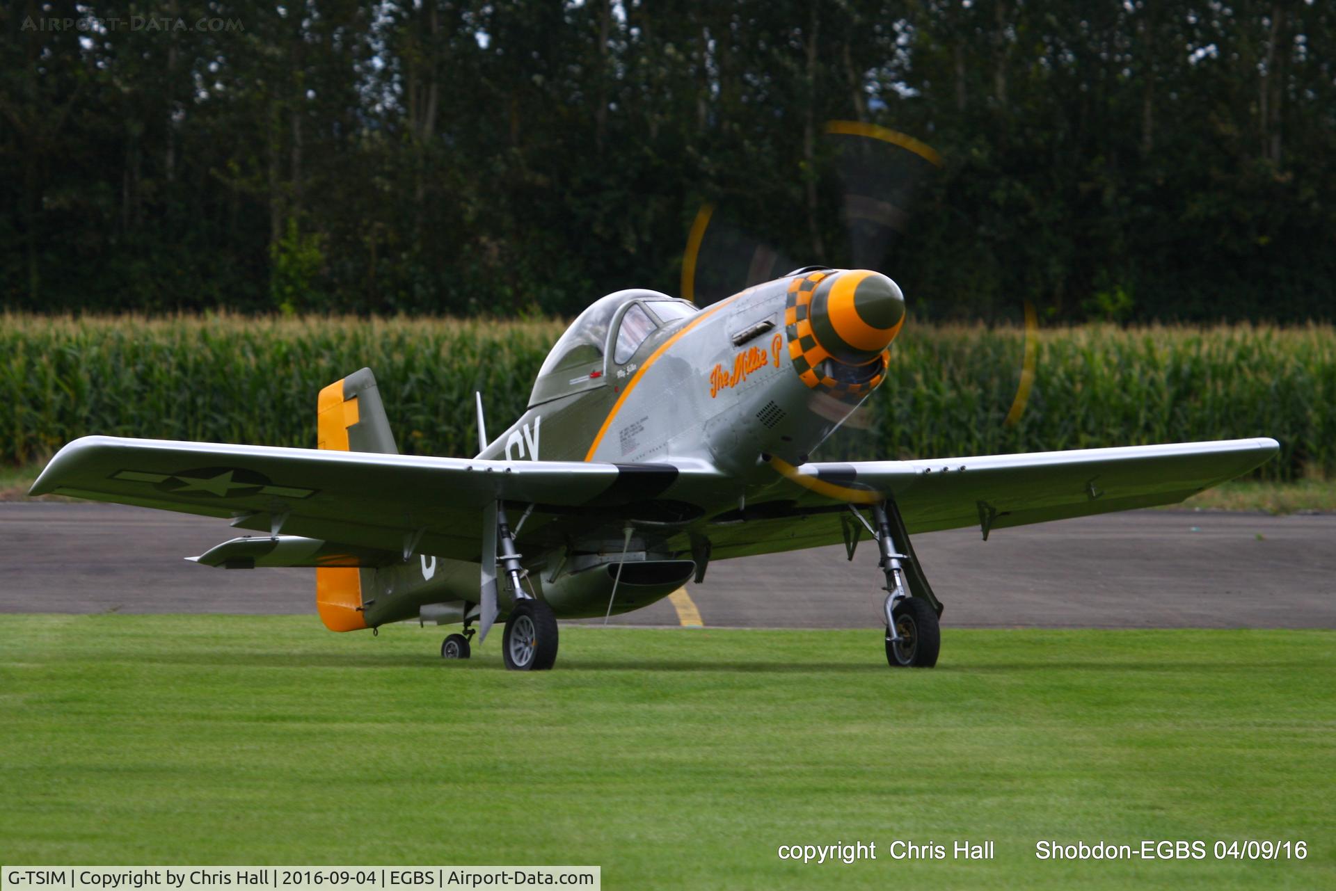 G-TSIM, 2012 Titan T-51 Mustang C/N LAA 355-14964, at Shobdon