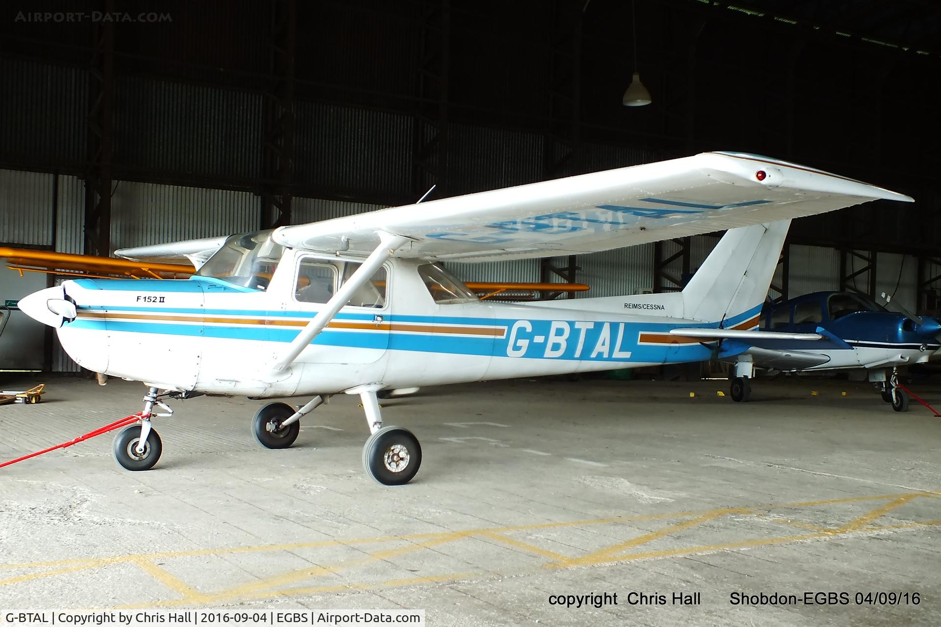 G-BTAL, 1978 Reims Cessna F152 C/N 1444, at Shobdon