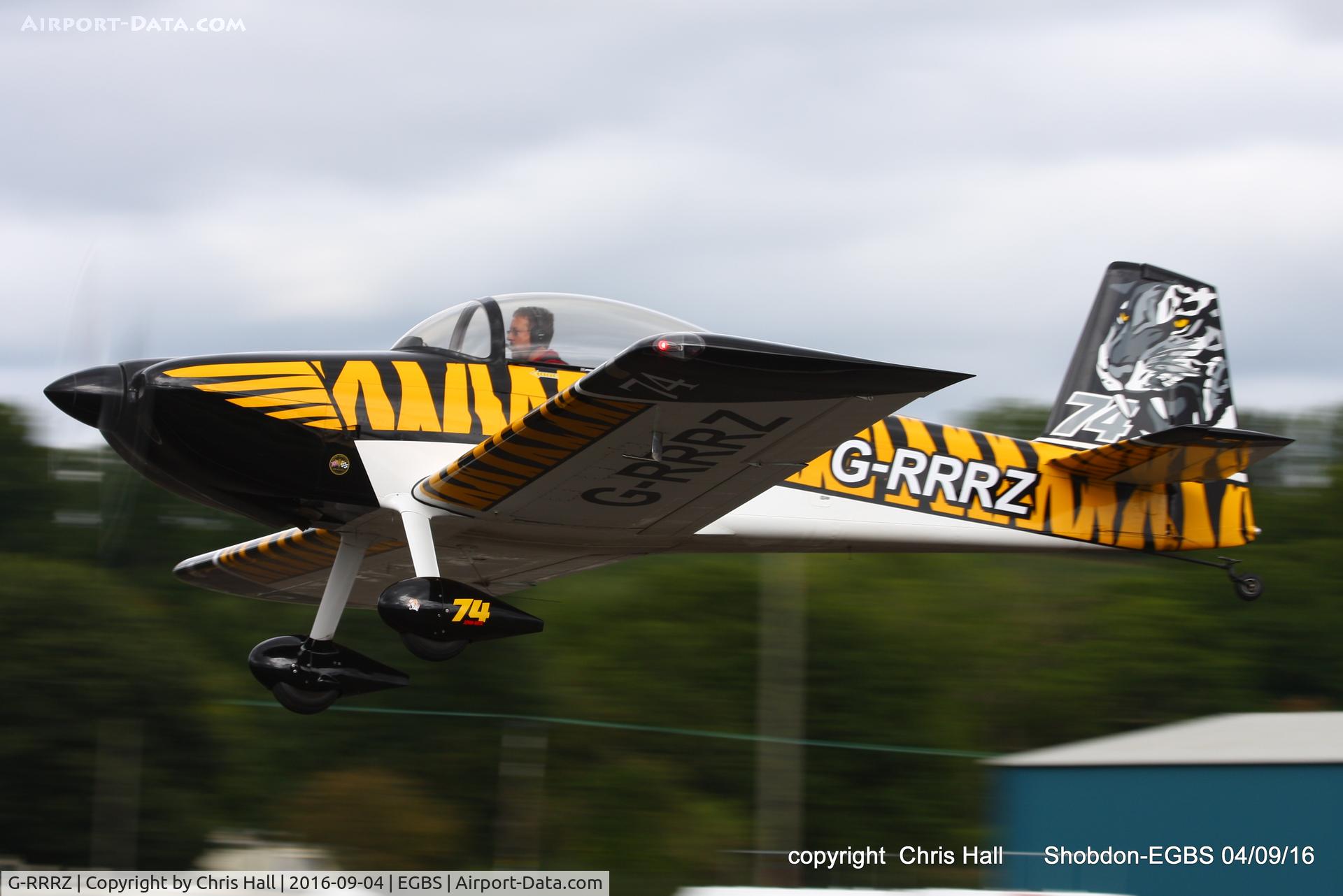 G-RRRZ, 2013 Vans RV-8 C/N PFA 305-15107, Royal Aero Club RRRA air race at Shobdon