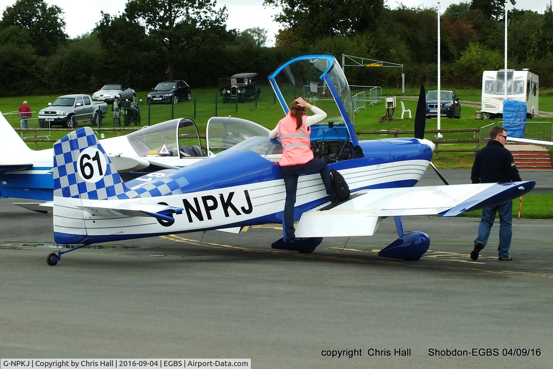 G-NPKJ, 1998 Vans RV-6 C/N PFA 181-13138, Royal Aero Club RRRA air race at Shobdon