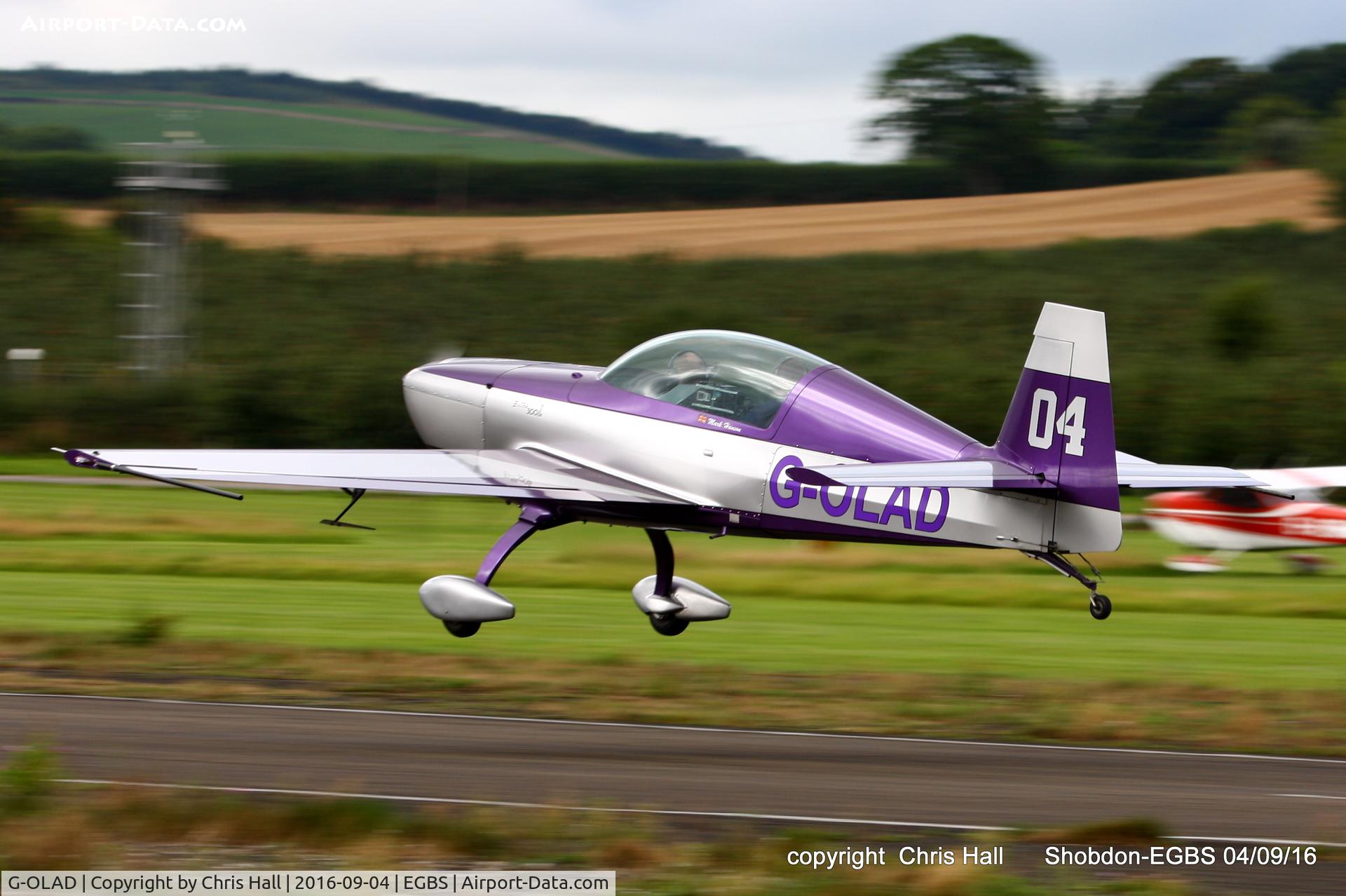 G-OLAD, 2007 Extra EA-300L C/N 1270, Royal Aero Club RRRA air race at Shobdon