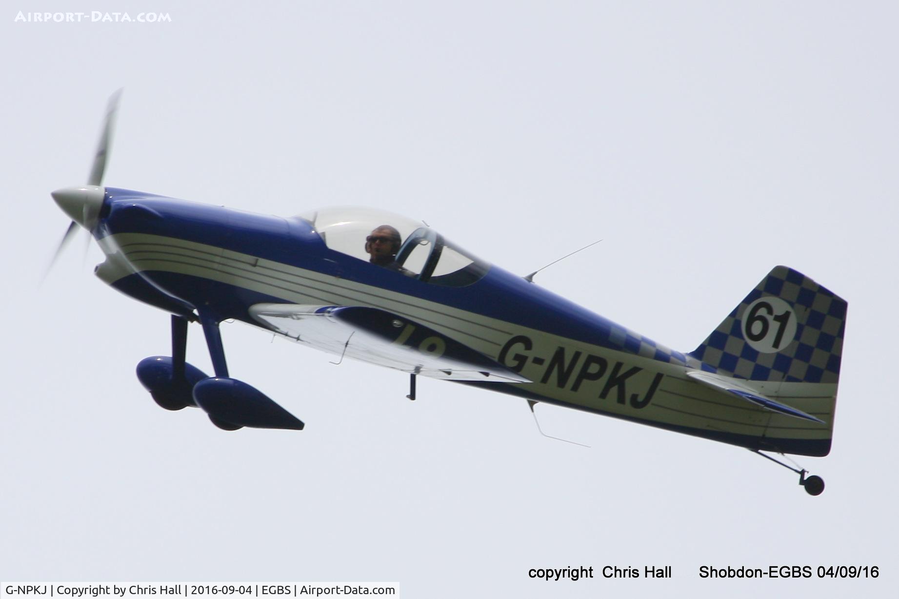 G-NPKJ, 1998 Vans RV-6 C/N PFA 181-13138, Royal Aero Club RRRA air race at Shobdon