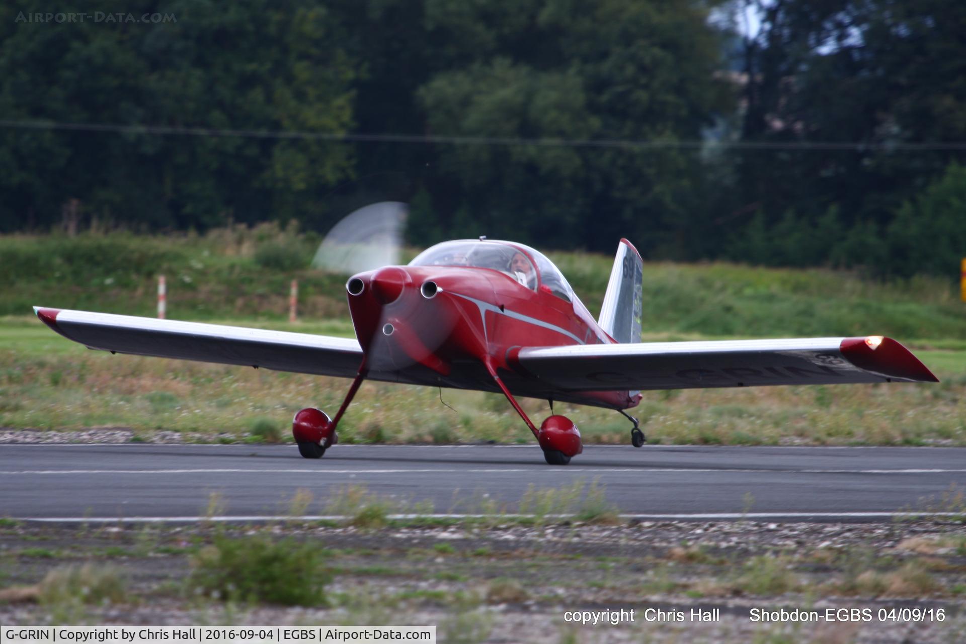 G-GRIN, 1999 Vans RV-6 C/N PFA 181-12409, Royal Aero Club RRRA air race at Shobdon