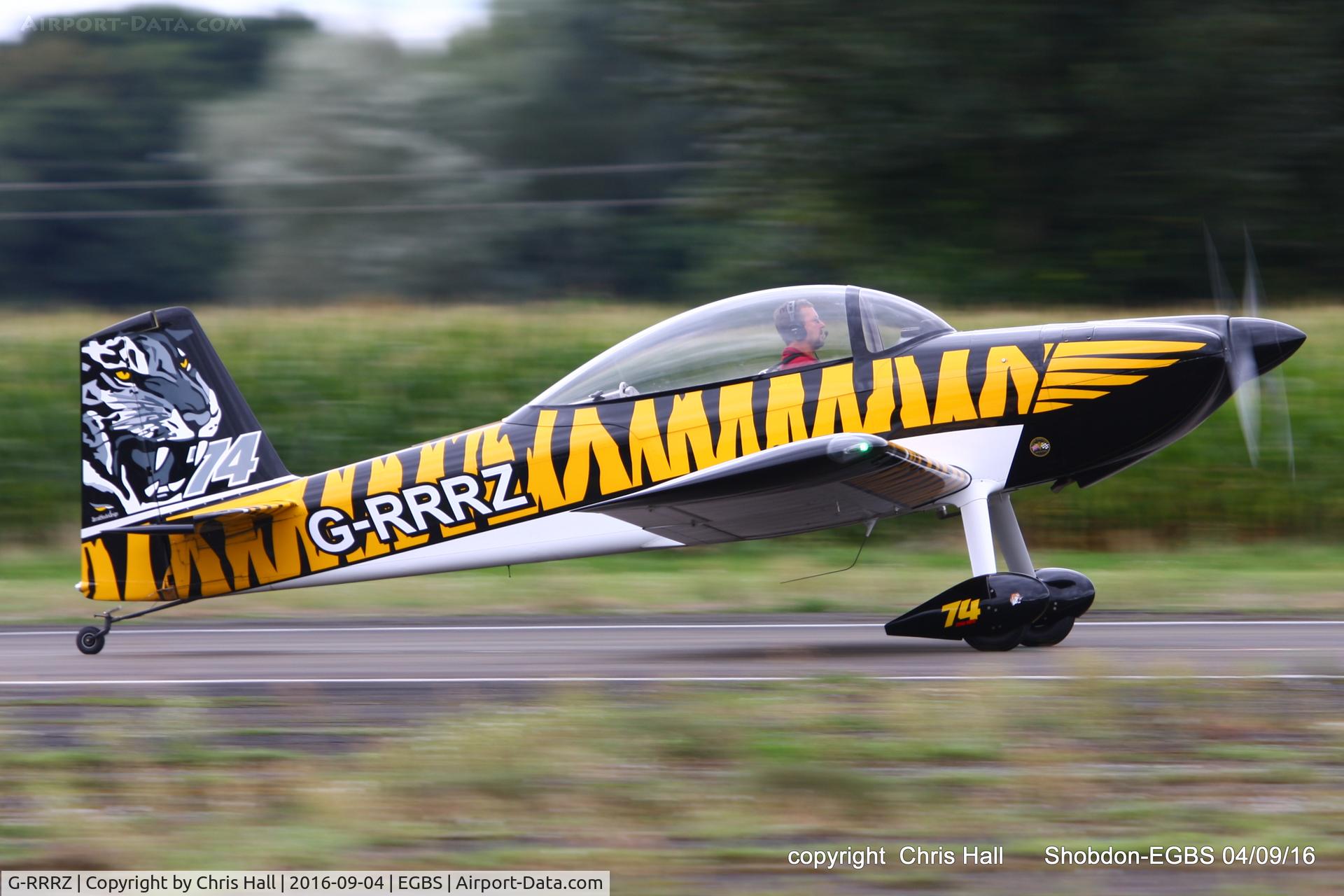 G-RRRZ, 2013 Vans RV-8 C/N PFA 305-15107, Royal Aero Club RRRA air race at Shobdon