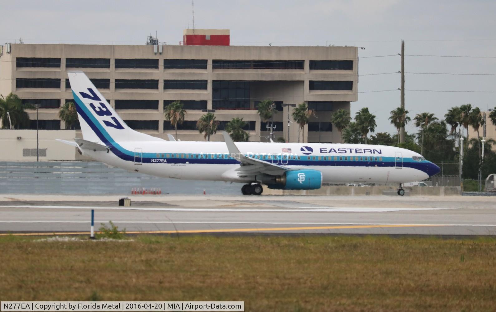 N277EA, 2001 Boeing 737-8CX C/N 32359, Eastern