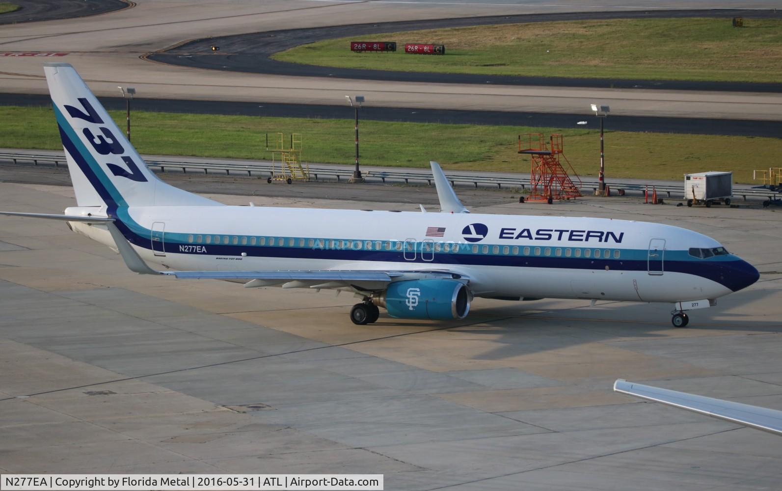 N277EA, 2001 Boeing 737-8CX C/N 32359, Eastern 737-800 San Francisco Giants baseball team