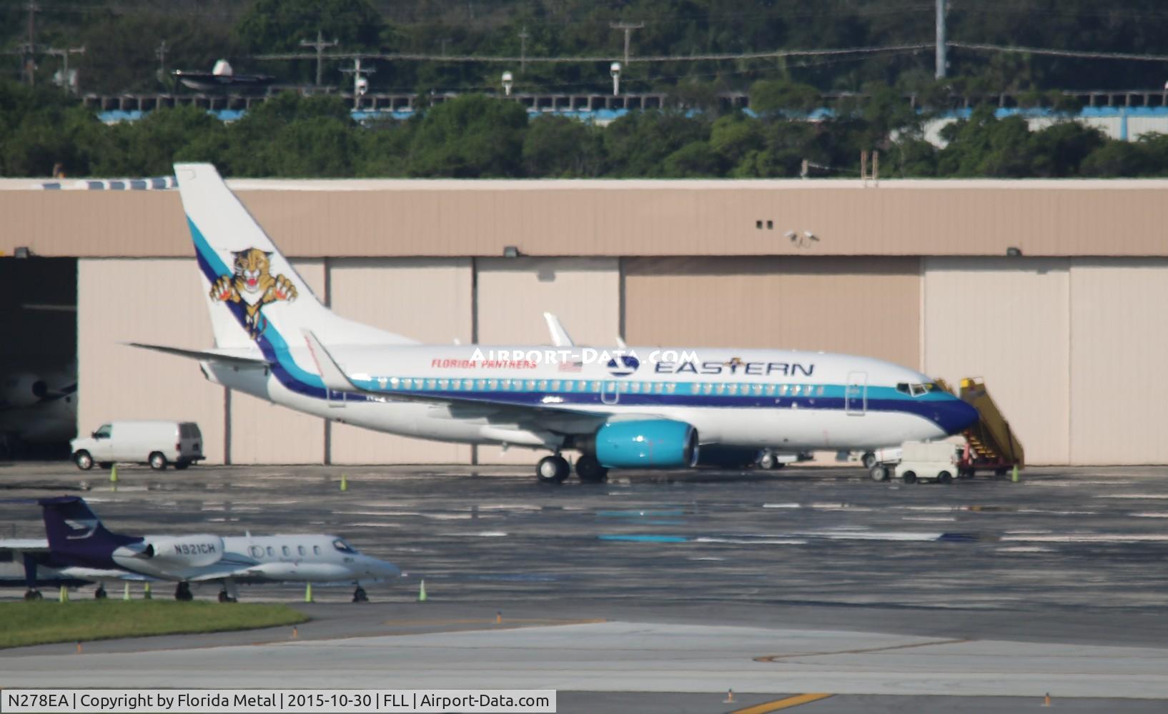 N278EA, 1998 Boeing 737-7L9 C/N 28006, Eastern Airlines Florida Panthers