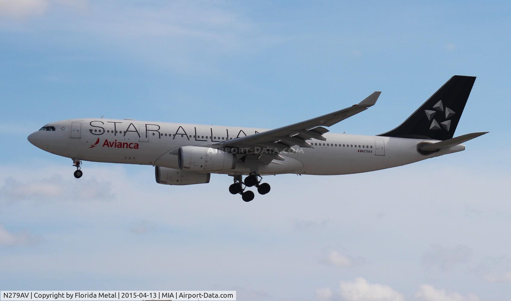 N279AV, 2011 Airbus A330-243 C/N 1279, Avianca Star Alliance