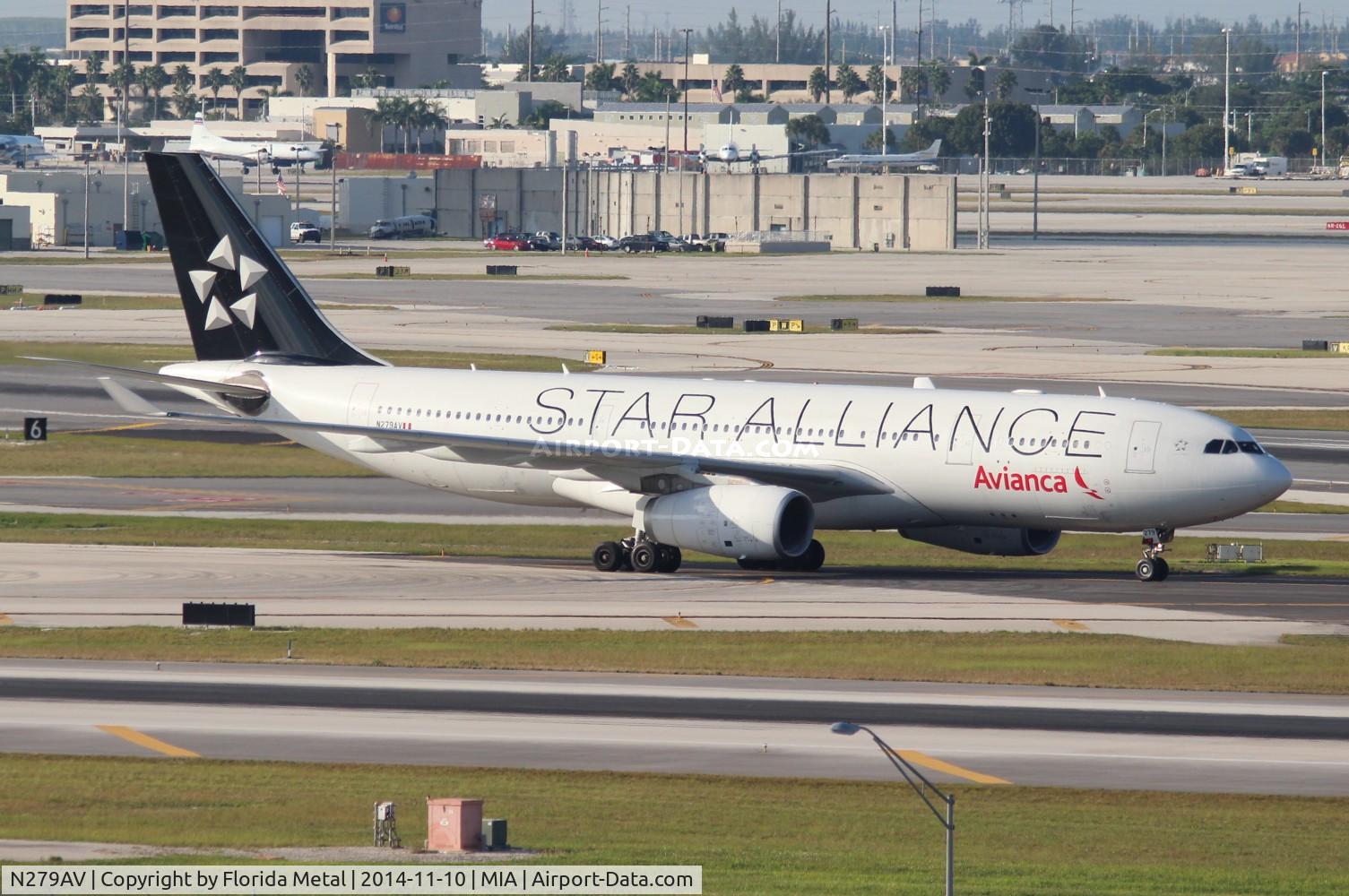 N279AV, 2011 Airbus A330-243 C/N 1279, Avianca Star Alliance