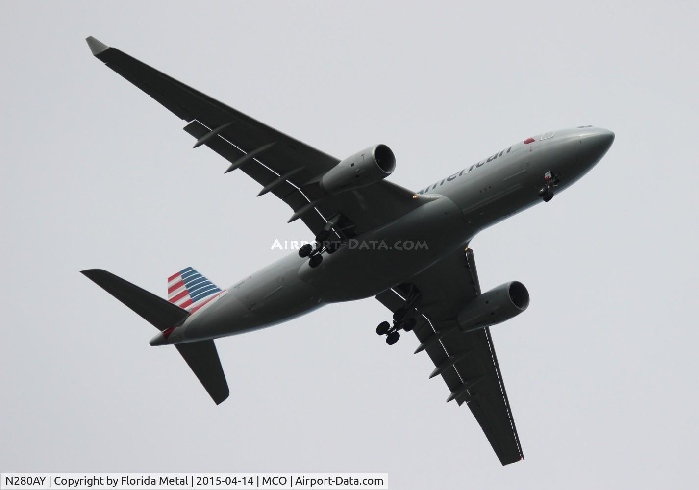 N280AY, 2009 Airbus A330-243 C/N 1022, American