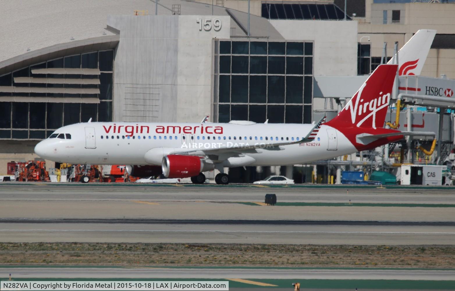 N282VA, 2015 Airbus A320-214 C/N 6704, Virgin America