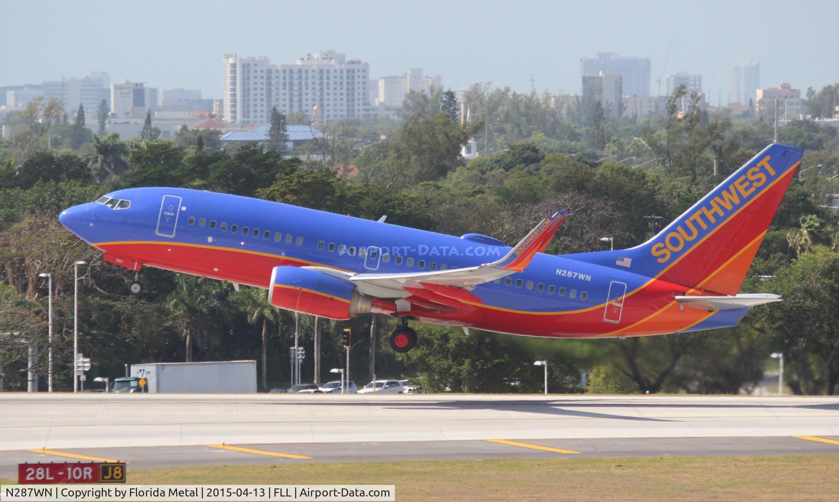 N287WN, 2007 Boeing 737-7H4 C/N 32537, Southwest