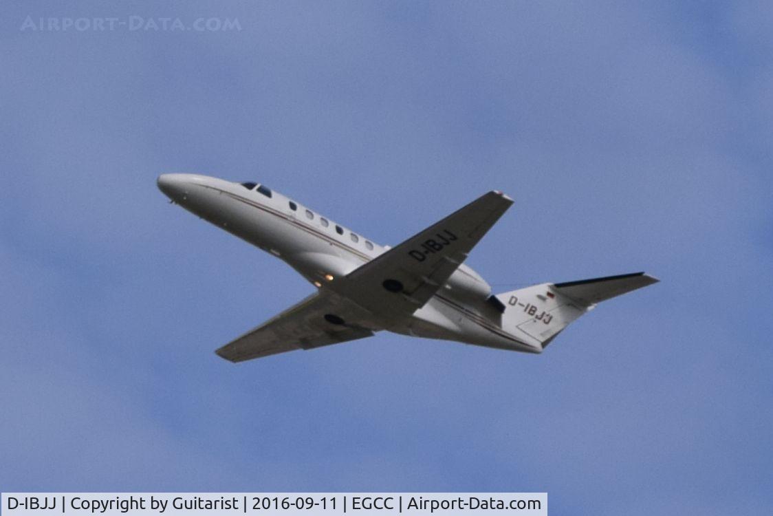 D-IBJJ, 2002 Cessna 525A CitationJet CJ2 C/N 525A-0125, At Manchester