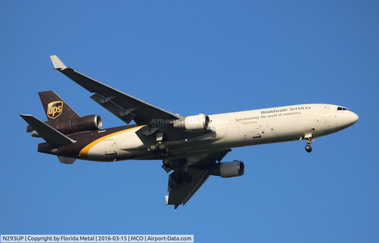 N293UP, 1991 McDonnell Douglas MD-11F C/N 48473, UPS MD-11F