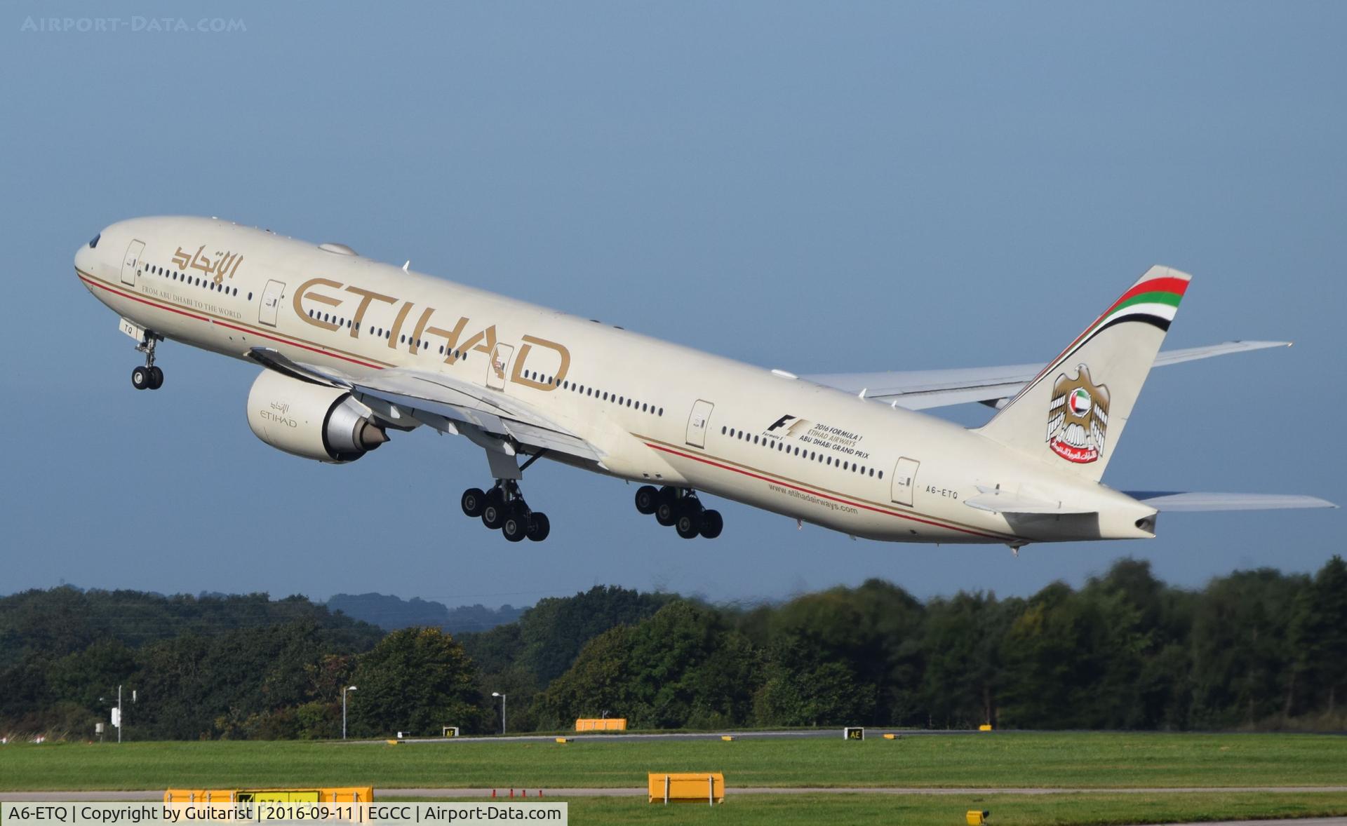 A6-ETQ, 2013 Boeing 777-3FX/ER C/N 41700, At Manchester