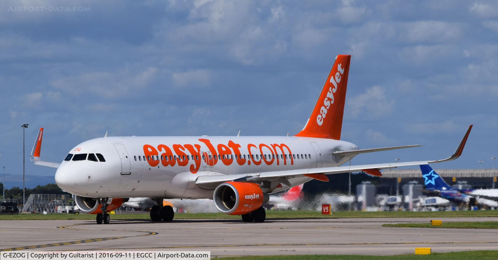 G-EZOG, 2015 Airbus A320-214 C/N 6541, At Manchester