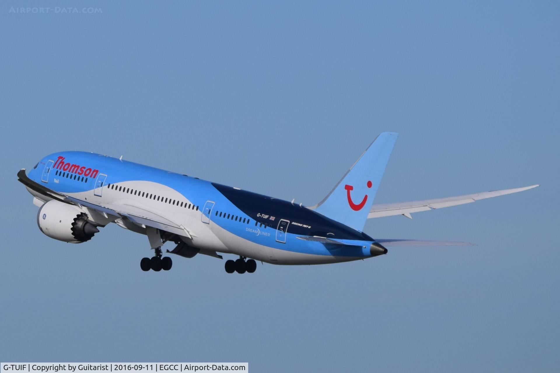 G-TUIF, 2014 Boeing 787-8 Dreamliner C/N 36428, At Manchester