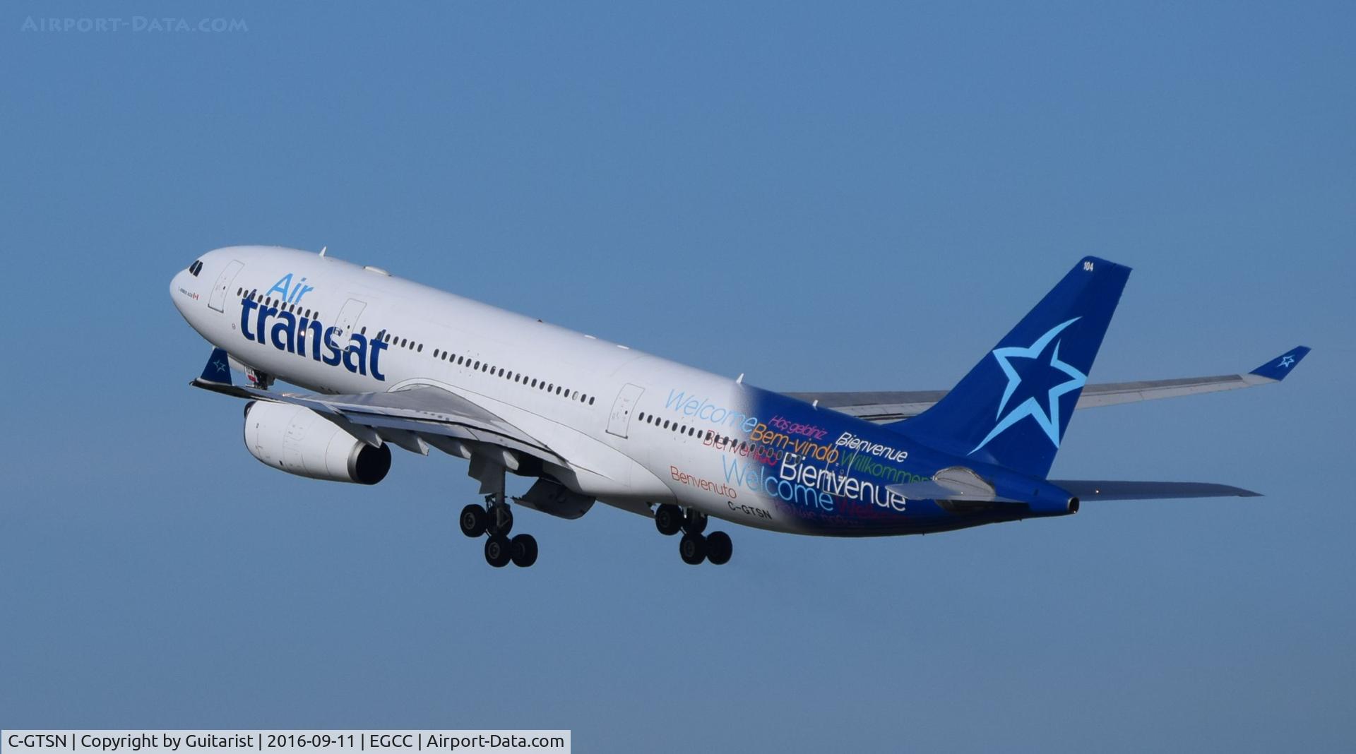 C-GTSN, 2000 Airbus A330-243 C/N 369, At Manchester