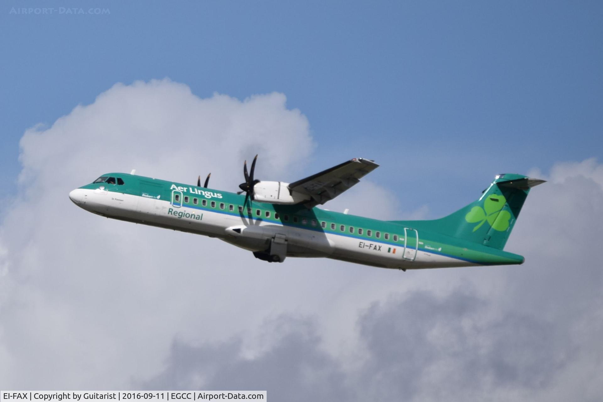 EI-FAX, 2013 ATR 72-600 (72-212A) C/N 1129, At Manchester
