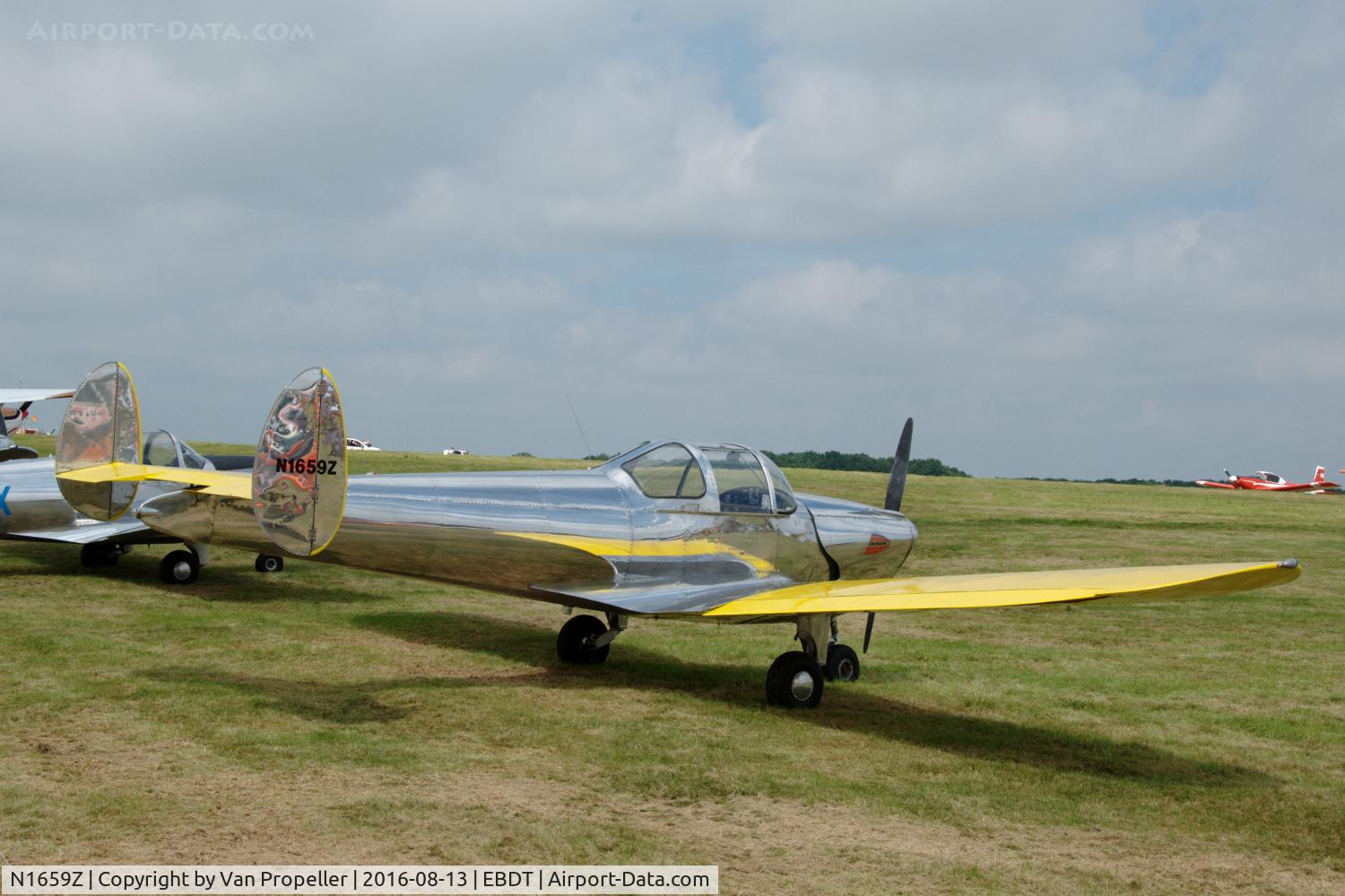 N1659Z, 1949 Erco 415-G Ercoupe Ercoupe C/N 5021, Erco 415-G Ercoupe at the 2016 Schaffen-Diest fly-in, Belgium