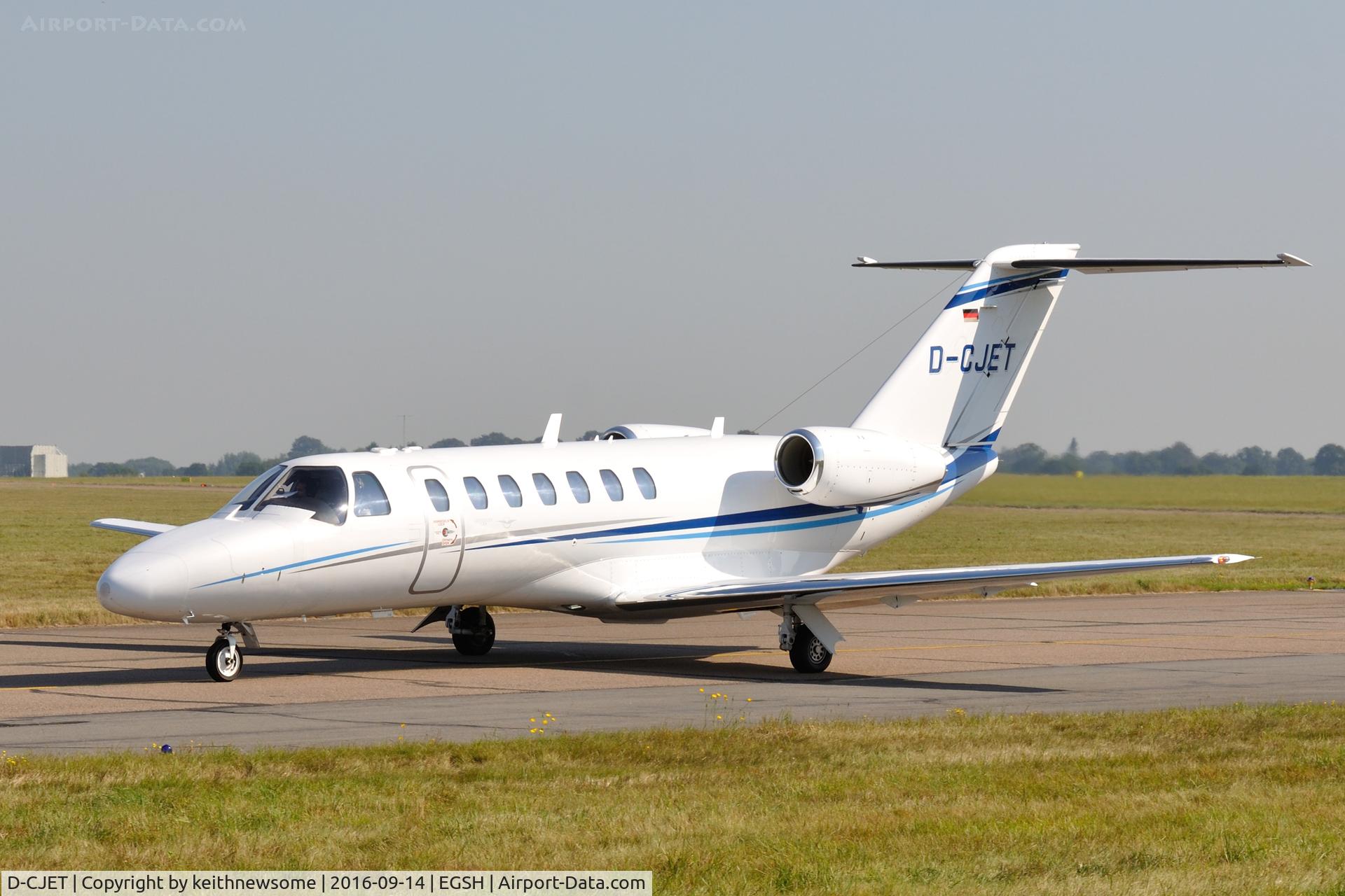 D-CJET, 2010 Cessna 525B CitationJet CJ3 C/N 525B-0349, Nice Visitor.