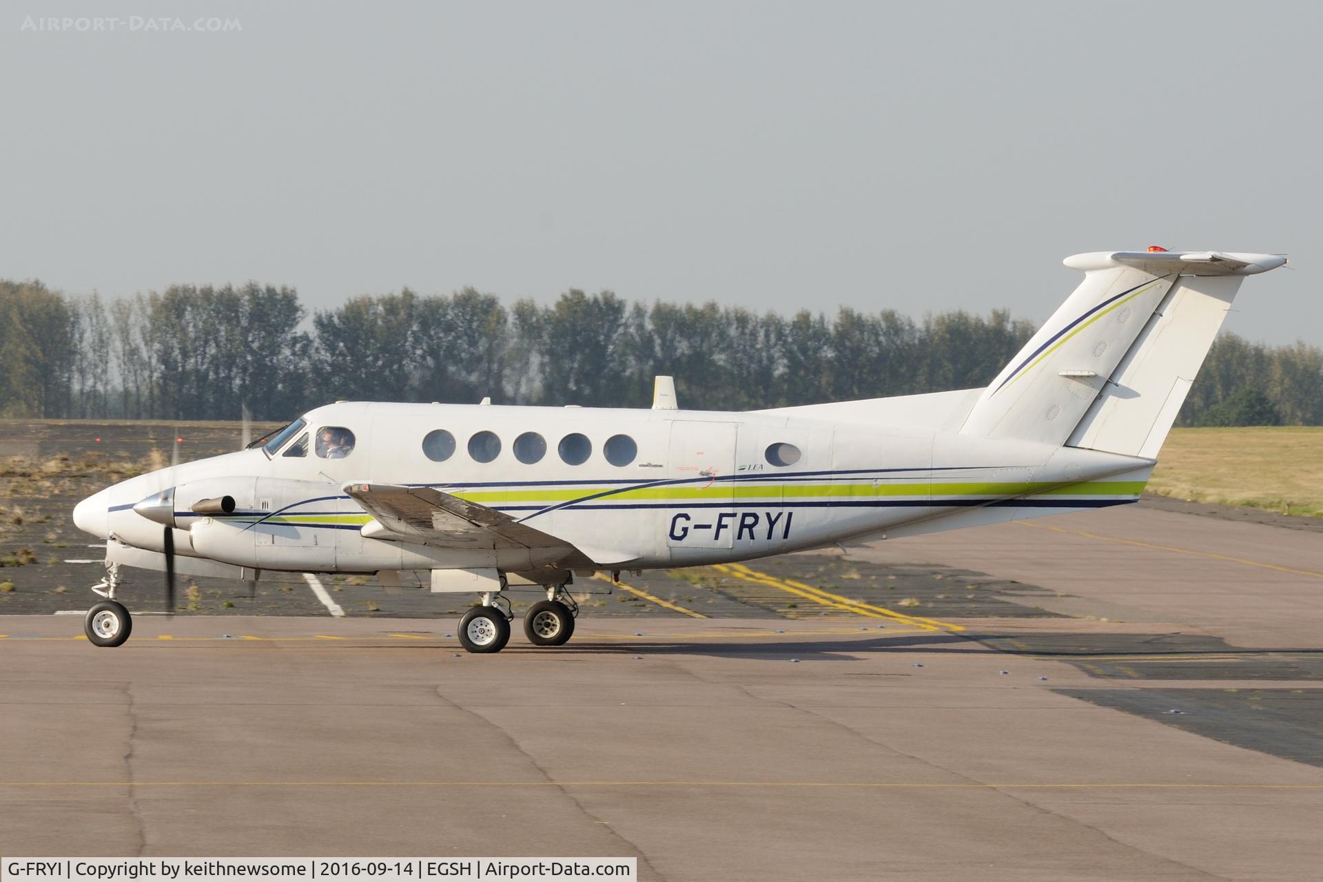 G-FRYI, 1976 Beech 200 Super King Air C/N BB-210, Return Visitor.
