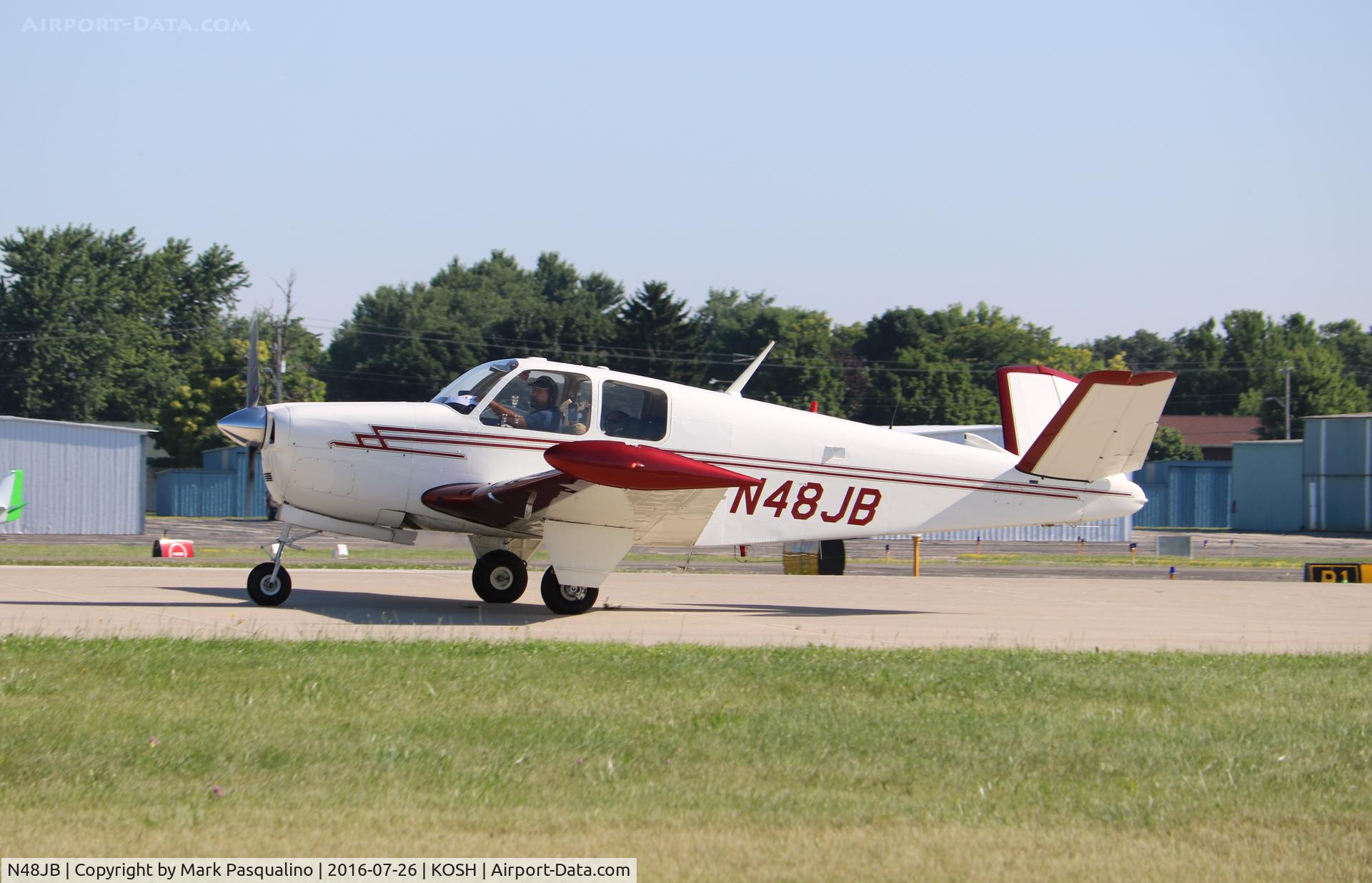N48JB, 1948 Beech 35 Bonanza C/N D-1371, Beech 35