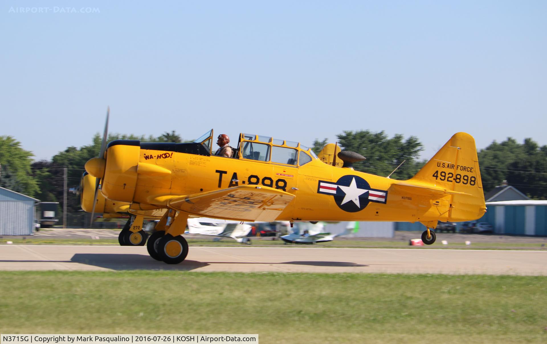 N3715G, 1949 North American AT-6G Texan C/N 168-2 (49-2898), North American AT-6G