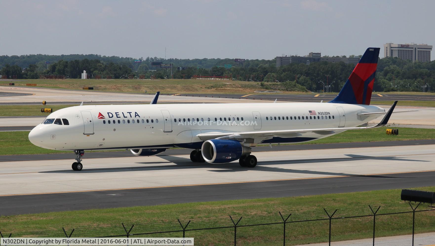 N302DN, 2016 Airbus A321-211 C/N 7031, Delta