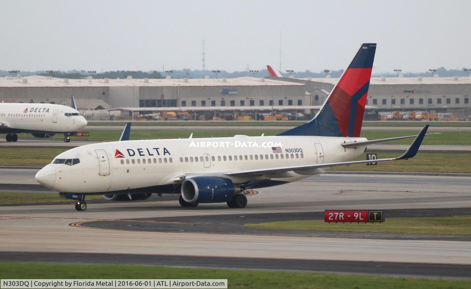 N303DQ, 2008 Boeing 737-732 C/N 29688, Delta