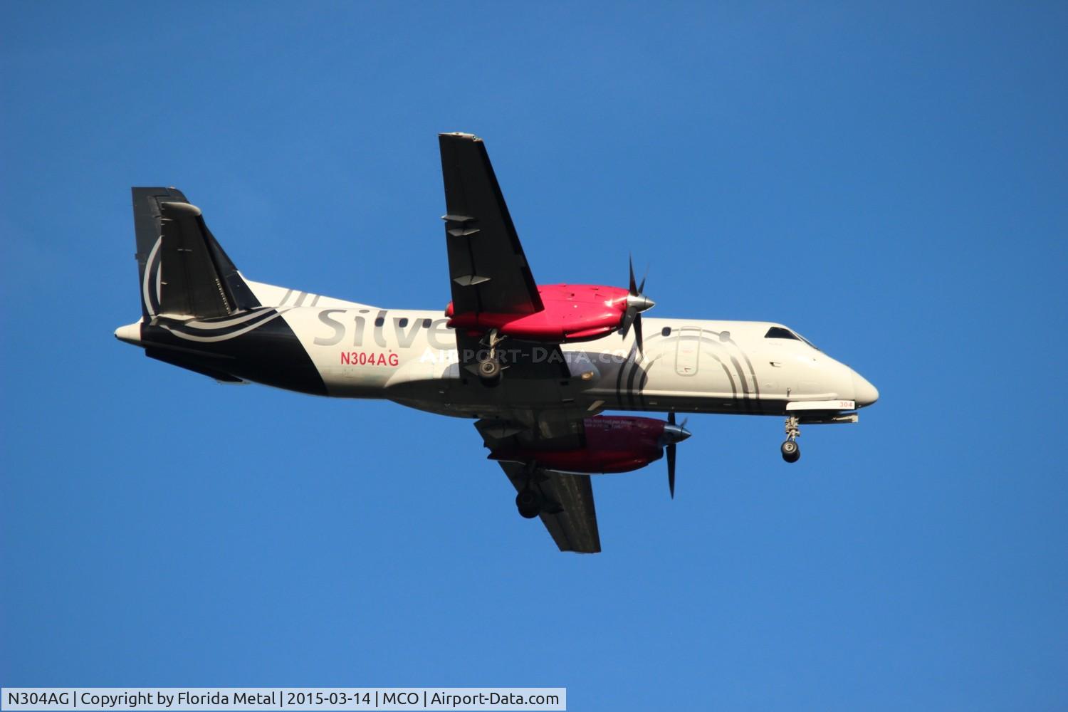 N304AG, 1997 Saab 340B C/N 340B-418, Silver Airways
