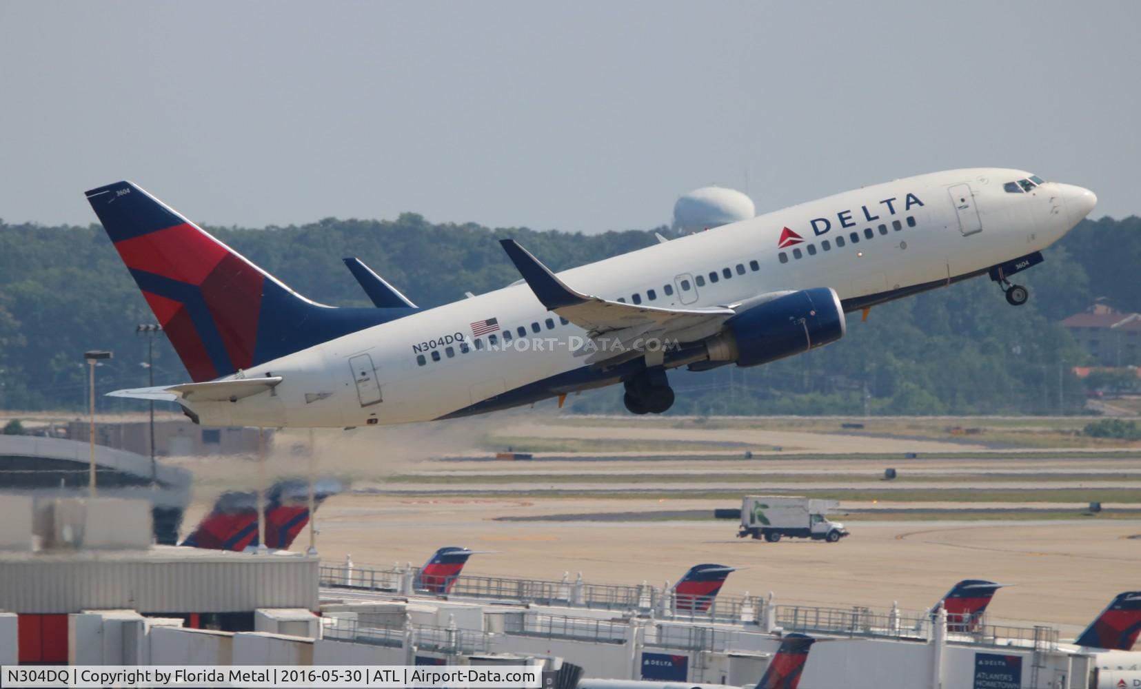 N304DQ, 2008 Boeing 737-732 C/N 29683, Delta