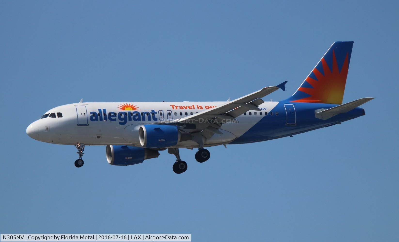 N305NV, 2005 Airbus A319-111 C/N 2398, Allegiant