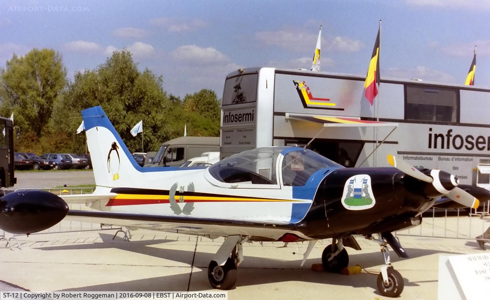 ST-12, 1992 SIAI-Marchetti SF-260D C/N 846, Siai Marchetti SF260M.SPECIAL COLORS. 45 YEARS GOETSENHOVEN. 25 YEARS SERVICE.