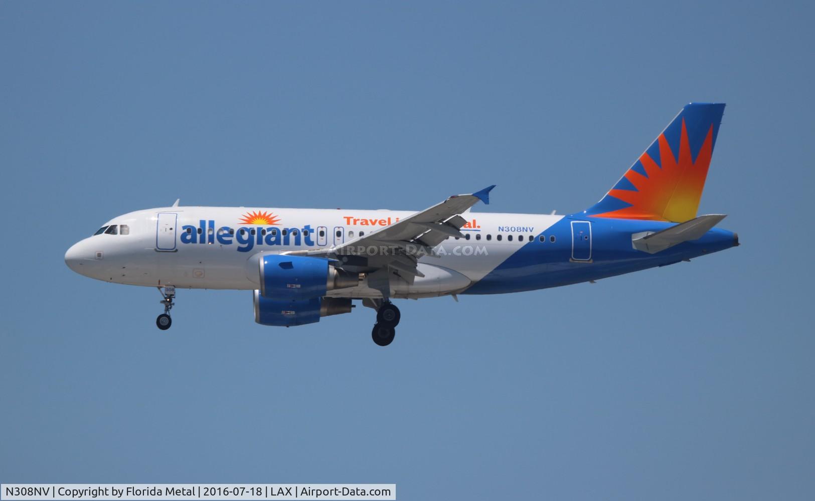 N308NV, 2005 Airbus A319-111 C/N 2450, Allegiant