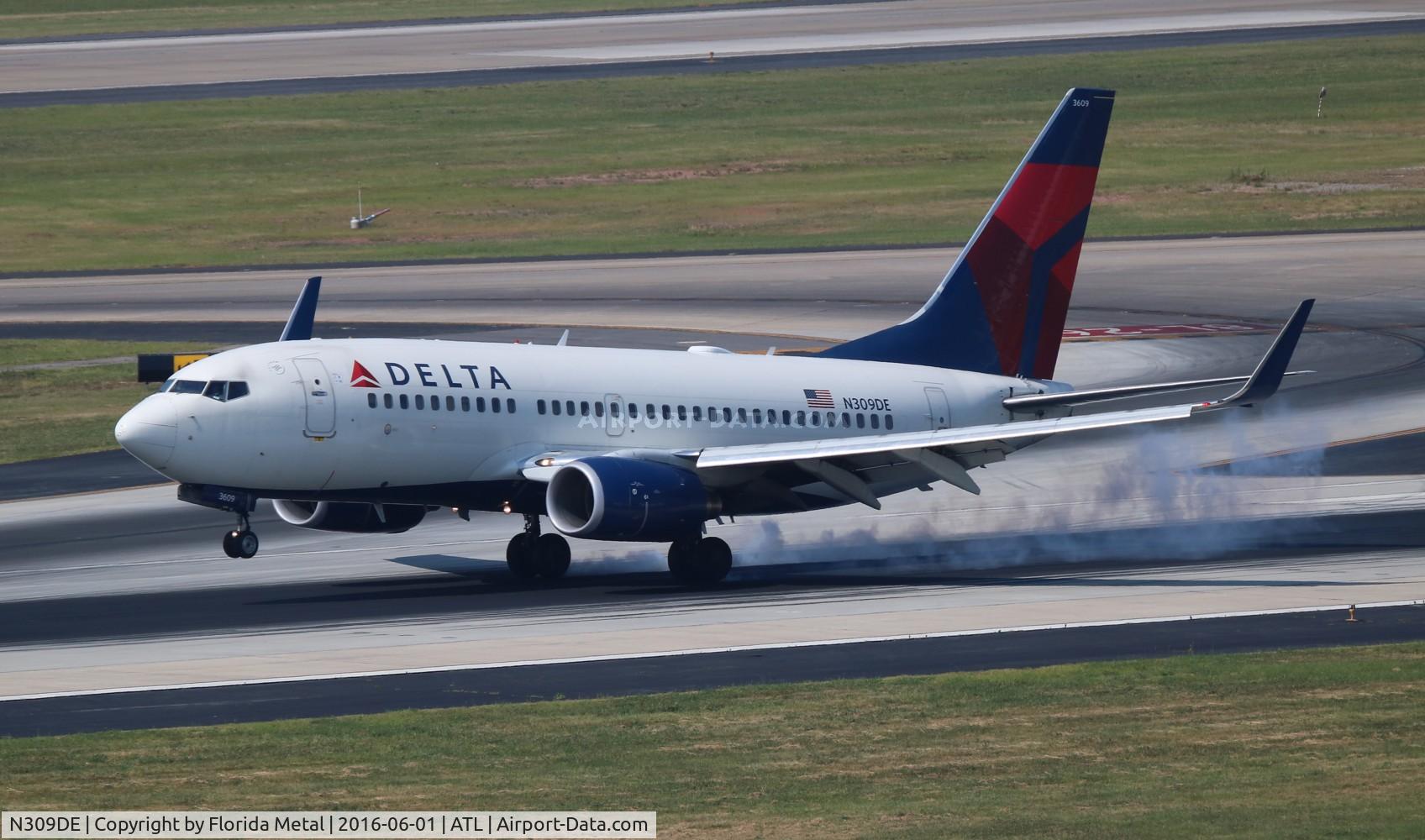 N309DE, 2009 Boeing 737-732 C/N 29634, Delta