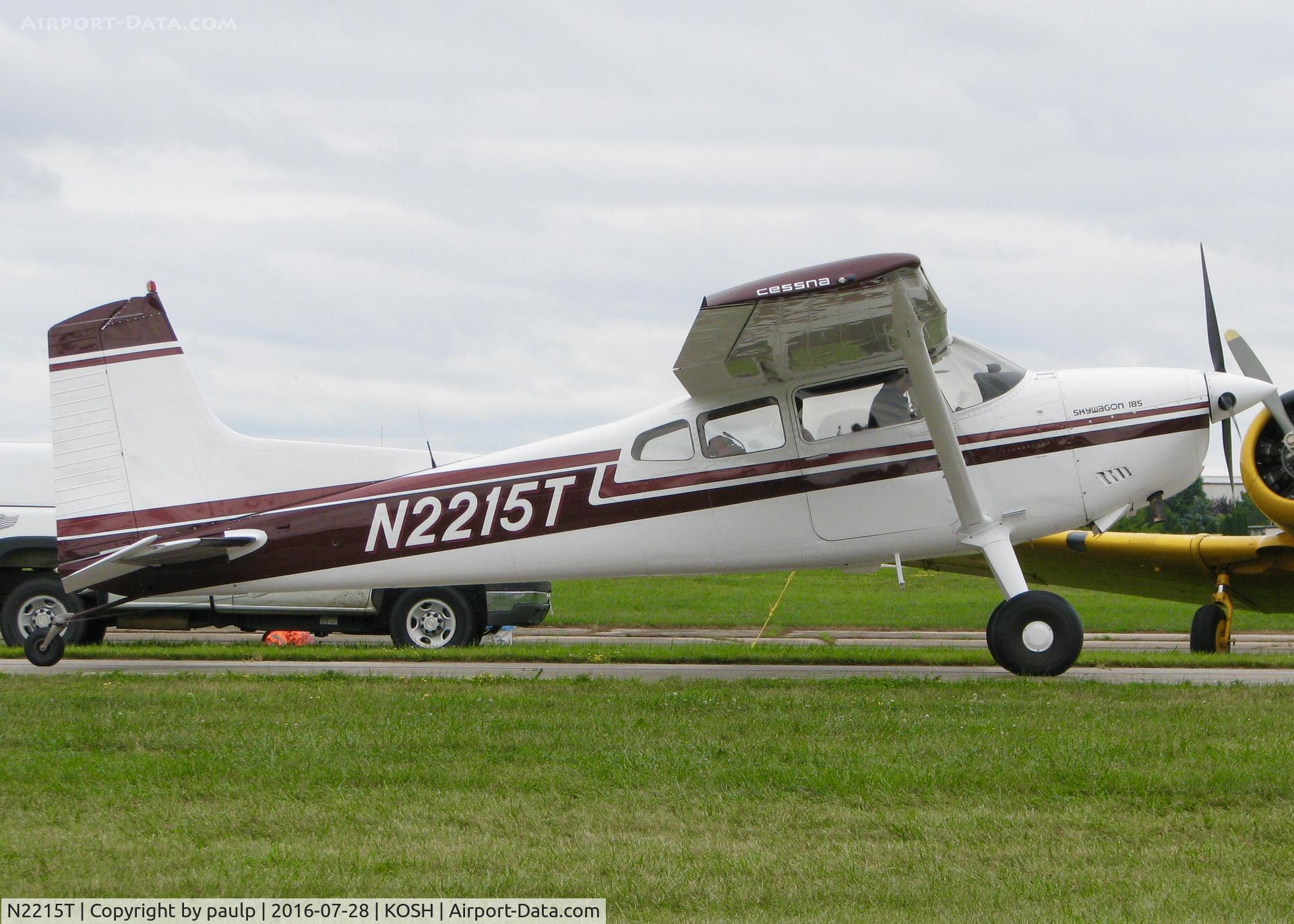 N2215T, 1968 Cessna A185E Skywagon 185 C/N 185-1367, At AirVenture 2016.