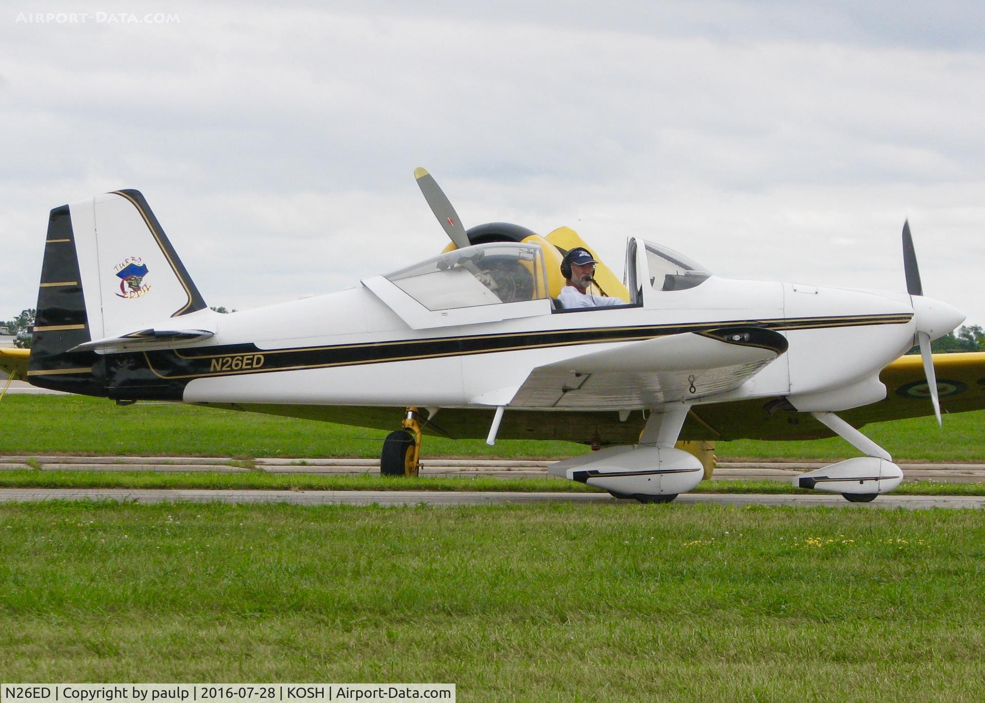 N26ED, 1999 Van's RV-6A C/N 24840, At AirVenture 2016.