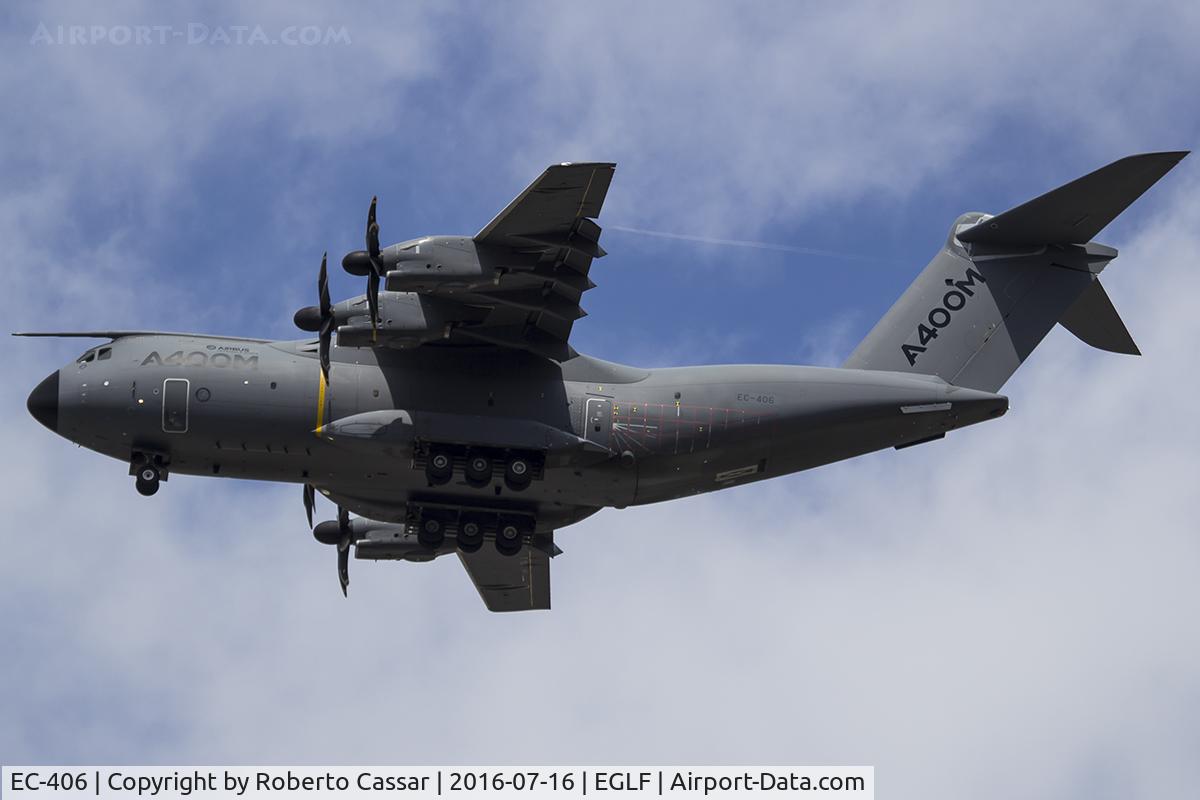 EC-406, 2011 Airbus A400M-180 Atlas C/N 006, FIA 2016