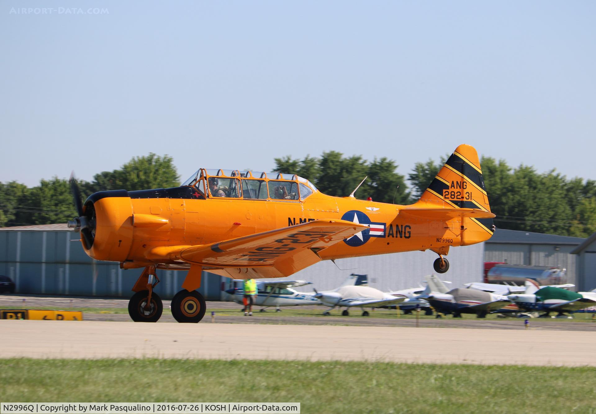 N2996Q, 1950 North American T-6G Texan C/N 168-175, North American T-6G