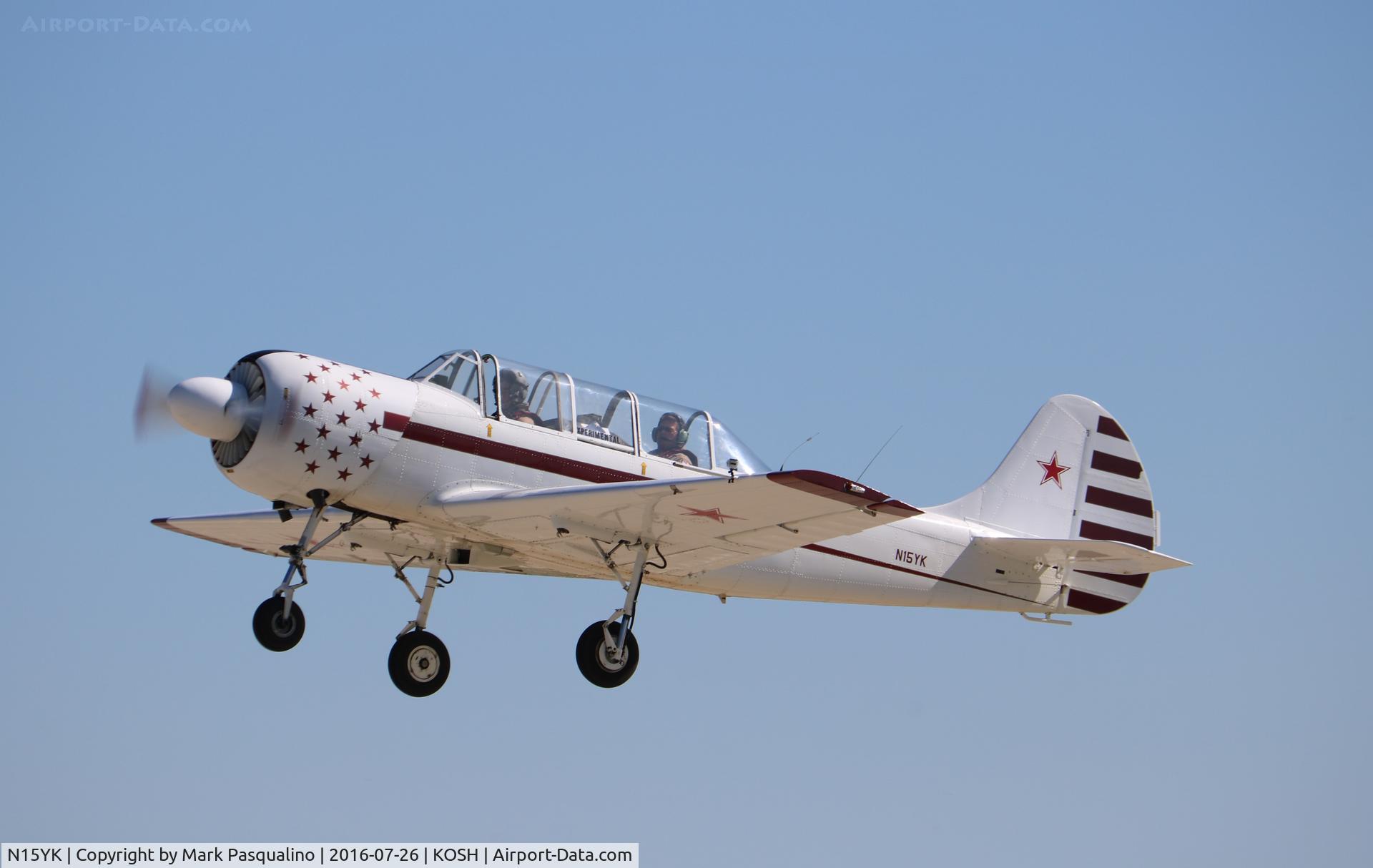 N15YK, 1993 Yakovlev Yak-52 C/N 9311702, YAK-52