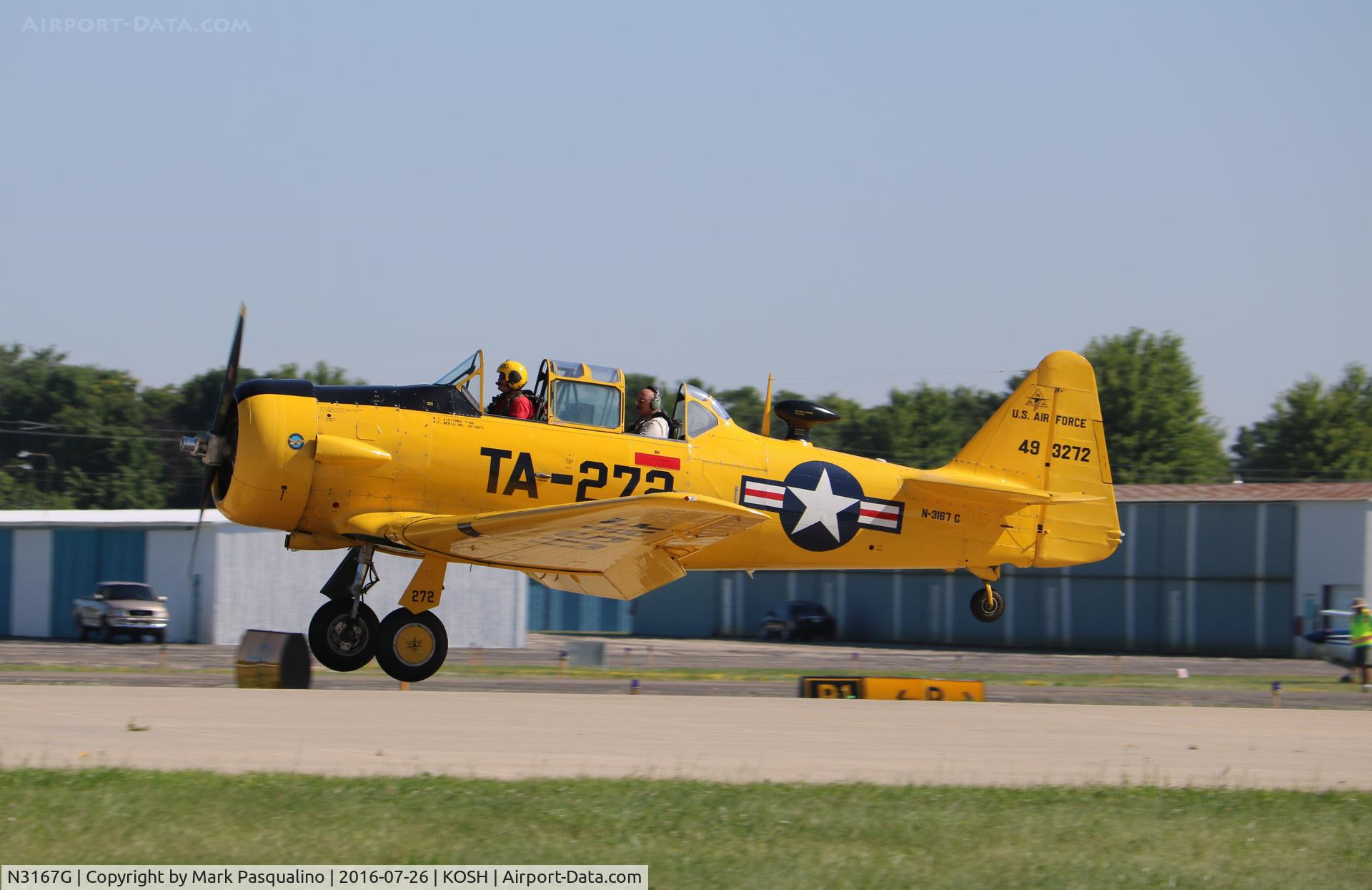 N3167G, 1949 North American T-6G Texan C/N 168-685, North American T-6G