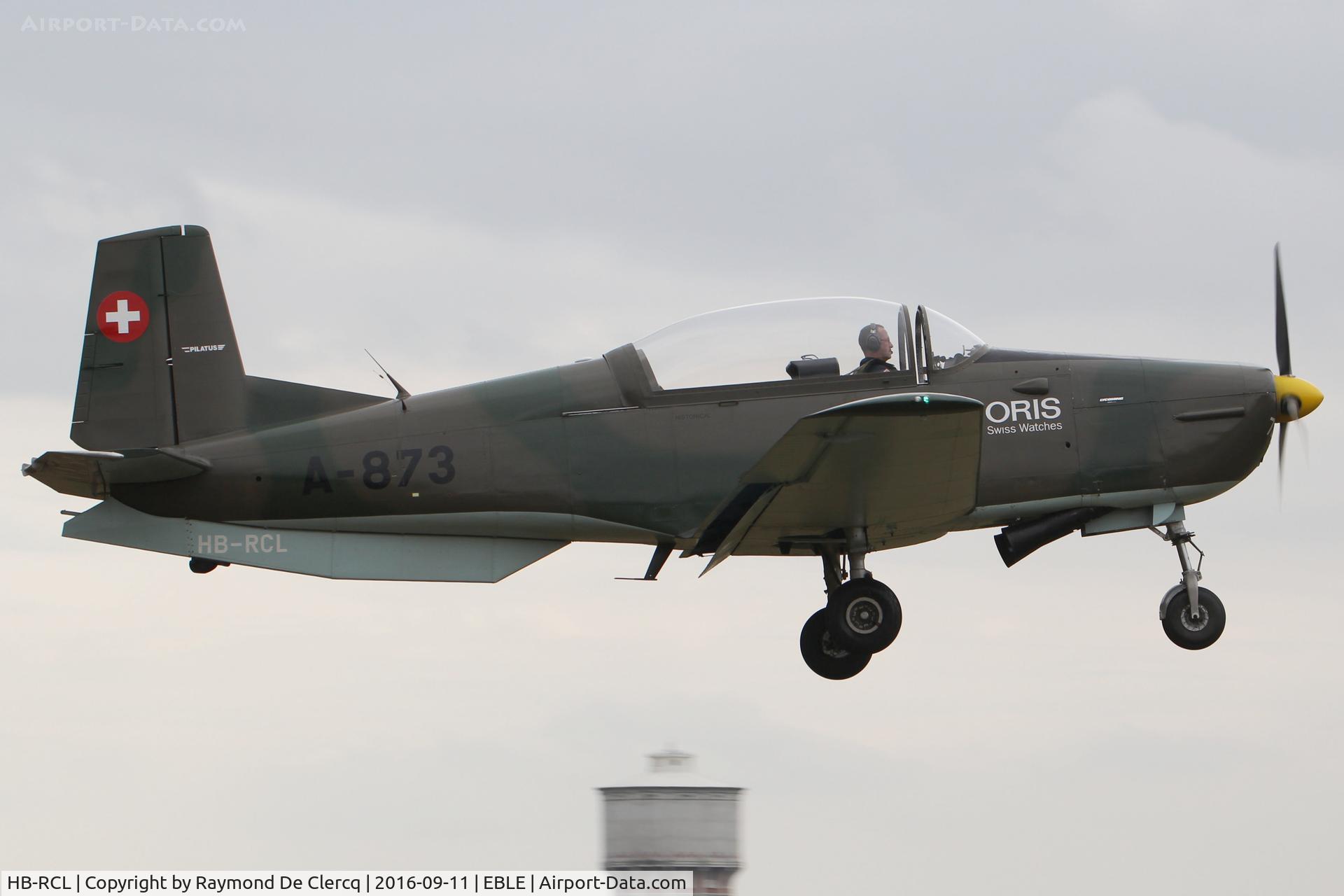 HB-RCL, 1959 Pilatus P3-05 C/N 511-60, Sanicole airshow 2016.