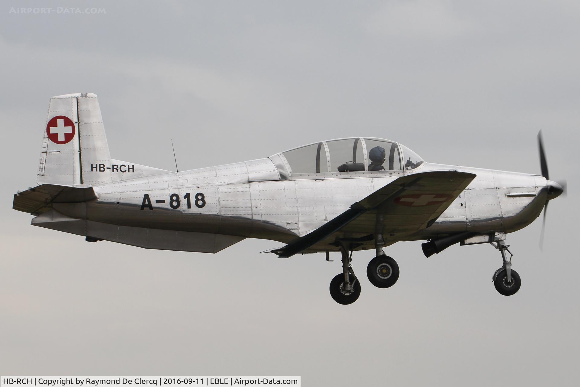 HB-RCH, 1955 Pilatus P3-05 C/N 456-5, Sanicole airshow 2016.