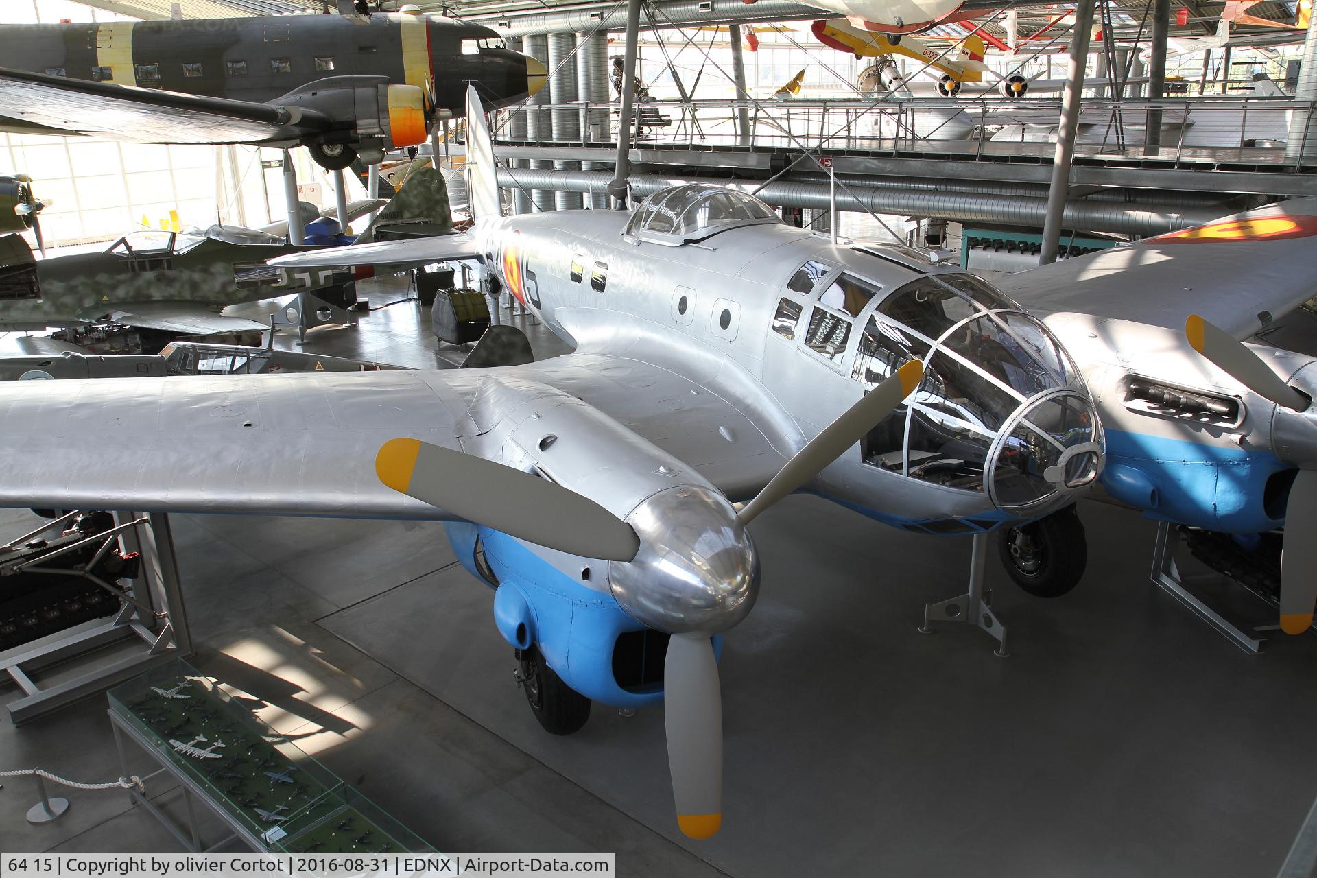 64 15, CASA 2.111B (Heinkel He 111 H-16) C/N 25, now on display